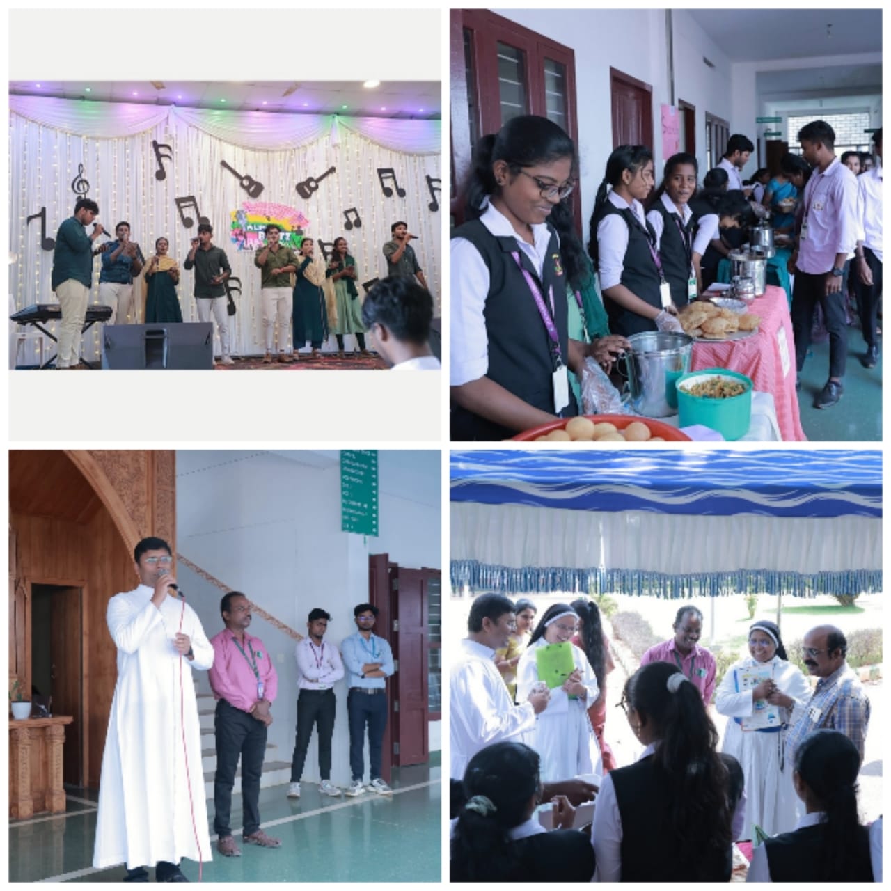 Student Council of the College organized a one day celebration of Food Fest and Alpho Beatz